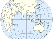 Eastern Hemisphere of Earth (Lambert Azimuthal projection) ‪Norsk (bokmål)â¬: Den østlige halvkule