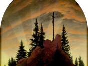 Cross in the Mountains (Tetschen Altar) by Caspar David Friedrich.