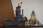 The only two LEGO Avatar: The Last Airbender made in 2006: Fire Nation Ship (L) and Air Temple (R).