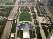 Millennium Park, Chicago, IL, USA from Aon Center (Chicago)