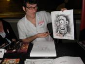 Steve Mannion of Fearless Dawn at Asbury Park Comic Con 2