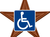 English: Barnstar for WikiProject Disability