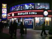 English: Burger King Branch, Leicester Square, London, UK