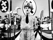 Charlie Chaplin from the film The Great Dictator (with 