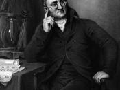 Engraving of a painting of John Dalton