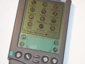 English: 3Com PalmPilot Professional personal digital assistant (PDA).