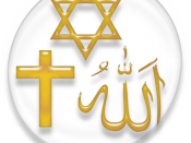 Symbol of the three Abrahamic religions.