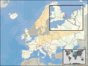 Location of Micronation Principality of Sealand in Europe 2007