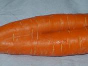 English: A twin carrot