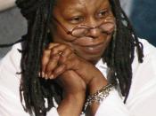 Whoopi Goldberg, during dress rehearsal at Comic Relief 2006, in Las Vegas, as photographed by Daniel Langer.