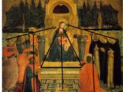 English: Formal lines of San Marco Altarpiece