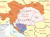 The end of Austria-Hungary after the Paris Treaty.