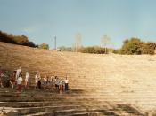 Roman theater of Carthage in Tunisia