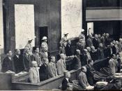 The defendants at the Tokyo War Crimes Trials