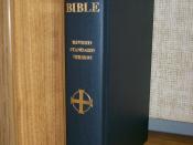 The 1973 edition of the New Oxford Annotated Bible, with the RSV text