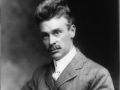 Hiram Percy Maxim, inventor, head-and-shoulders portrait, facing left