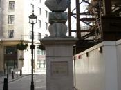 Bust of Nehru at Aldwych, London