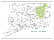 English: Towns in CT where Joshua's Tract Conservation and Historic Trust owns property or easements.