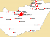 English: Ethnic Poles minority self-government location Polski: Samorządy mniejszości narodowej polskiej na Węgrzech (oficjalnie zarejestrowane, dane 1.01.2010)