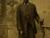 English: tintype of a african american male