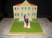 A symbolic marriage cake in favor of allowing gay marriages in Italy not only to heterosexual couples but to lesbian and gay ones as well. Picture by Giovanni Dall'Orto, January 26 2008.