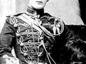 Young Winston Churchill as a Subaltern in the 4th Hussars