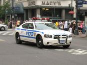 English: NYPD Dodge Charger #2909 in midtown Manhattan.