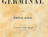 Cover, first edition of Germinal by Émile Zola