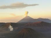 The Mount Bromo volcano on the island Java of Indonesia. Photo by Jan-Pieter Nap taken on July 11 2004.