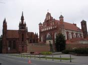 Church of St. Francis of Assisi in Vilnius, Lithuania