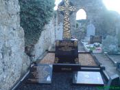 Vol. Matt Devlin's grave in Ardboe Old Cross graveyard