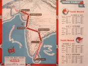 English: Tata Sons' Airline Timetable Image, Summer 1935 (interior)