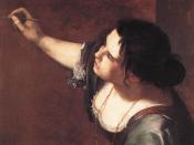 Artemisia Gentileschi - Self-Portrait as the Allegory of Painting (detail) - WGA08570