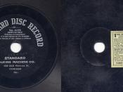 Standard Disc Record 78 rpm License Label, Undated (November 1909?)