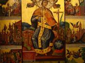 English: Icon of Saint Catherine (Saint Catherine's Monastery, Mount Sinai)