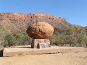 Grave of Rev John Flynn west of Alice Springs