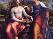 Francesco Melzi: Vertumnus and Pomona, Oil on Wood, 186 x 135,5 cm (Inv.: 222 – after the restoration)