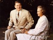 President Reagan and his Supreme Court Justice nominee Sandra Day O'Connor at the White House.