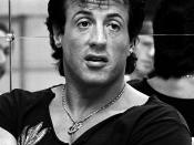 Sylvester Stallone in Sweden to promote 
