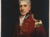 English: Lachlan Macquarie attributed to John Opie (1761-1807) Perhaps of Lachlan's brother Charles. Paintings : 1 oil Paintings in gilt frame ; 74.3 x 61.6 cm. inside frame; 92 x 80 cm. framed