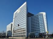 The International Criminal Court in The Hague (ICC/CPI), Netherlands. Nederlands: Het Internationaal Strafhof (ICC/CPI), Den Haag.
