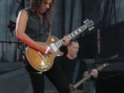 English: Kirk Hammett and James Hetfield from Metallica performing at Sonisphere Festival in Kirjurinluoto, Pori, Finland.
