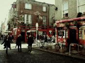 English: Photograph of Temple Bar in Ireland