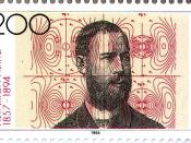 English: 1994 Deutsche Bundespost postage stamp honouring Heinrich Hertz