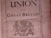 English: TrueScans Image of the Title page from: The History Of The Union Of Great Britain authored by Daniel Defoe in 1709 and printed in Edinburgh by the Heirs Of Anderson