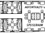 LZ 127 Graf Zeppelin gondola deck plan.