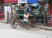 Human powered rickshaw