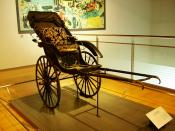 Rickshaw in a museum in Japan