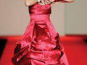 Fashion designer Betsey Johnson in the 2007 Red Dress Collection for The Heart Truth campaign