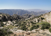 English: Landscape of Dana Biosphere Reserve, Jordan Français : Paysage de la réserve de Dana en Jordanie